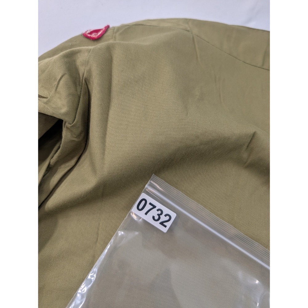 Vintage Boy Scouts of America Youth Large Uniform Shirt USA Made‎ Long Sleeve - Picture 10 of 10